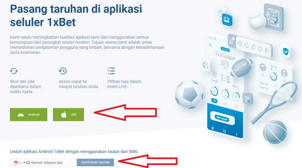 Pendaftaran dan Login 1xBet - Diperbarui untuk Juni 2025